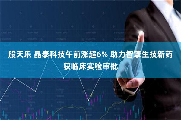 股天乐 晶泰科技午前涨超6% 助力智擎生技新药获临床实验审批
