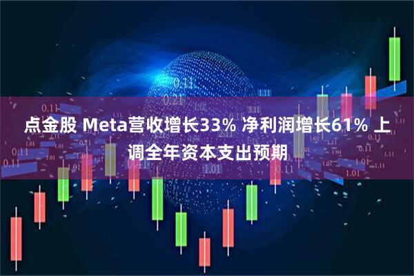 点金股 Meta营收增长33% 净利润增长61% 上调全年资本支出预期